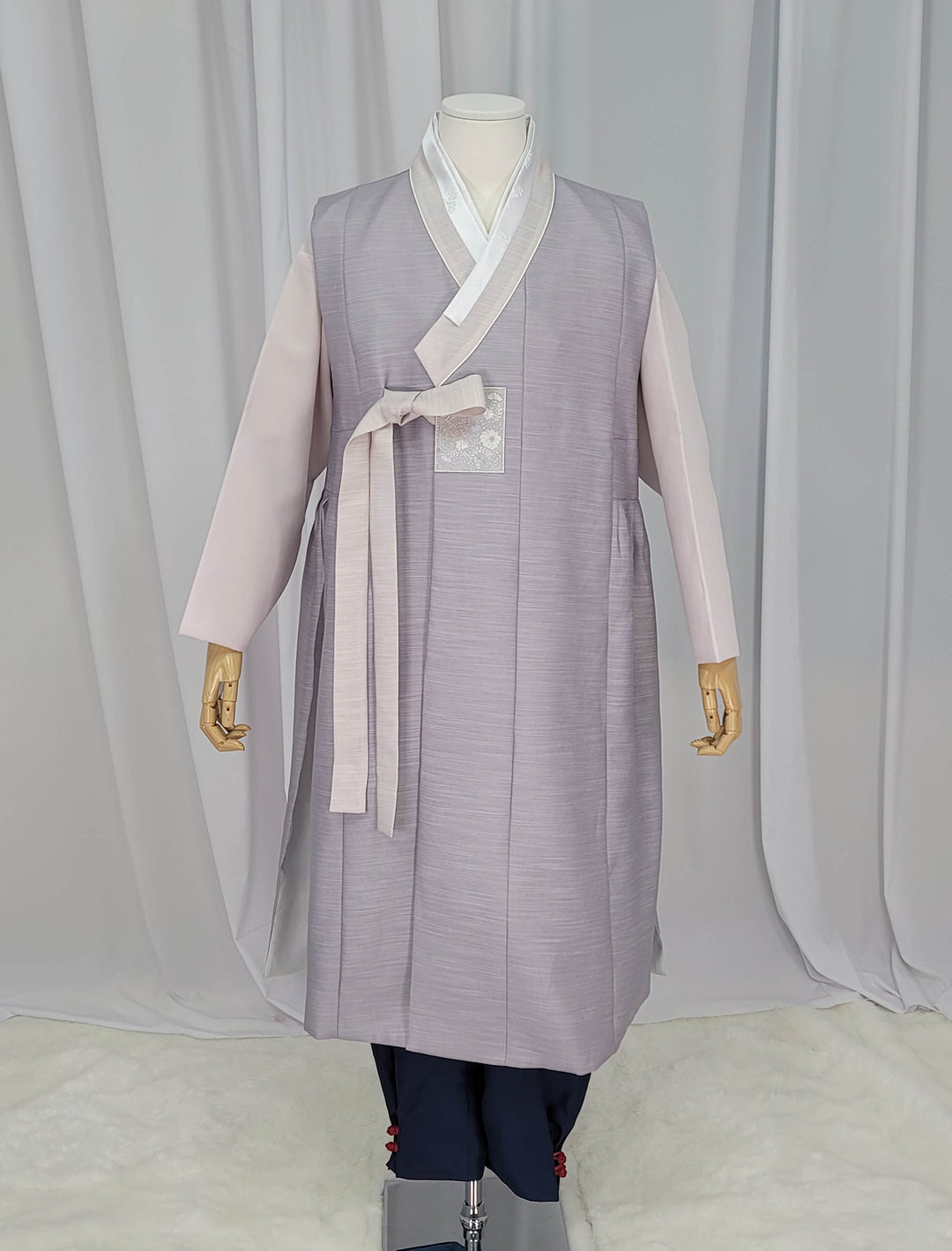 Korean Traditional Man Male Personal Custom Hanbok Violet OSM163