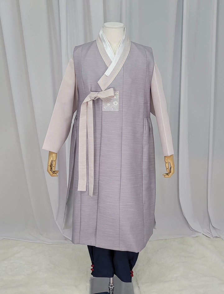 Korean Traditional Man Male Personal Custom Hanbok Violet OSM163