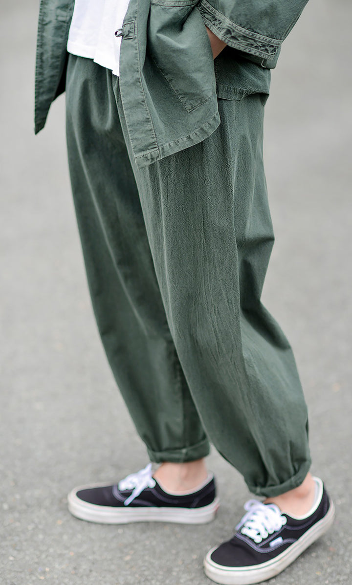 Korean Hanbok Washed Cotton Common Use Man Woman Casual Daily Clothing 3/4 Sleeve BTS 10097 Watermelon