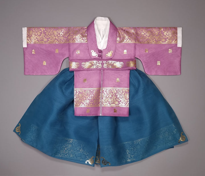 Korean Traditional Baby Girl Premium Hanbok Clothing Princess Design 1 Age 1st First Birthday Dol Party Celebration&nbsp; GOG502