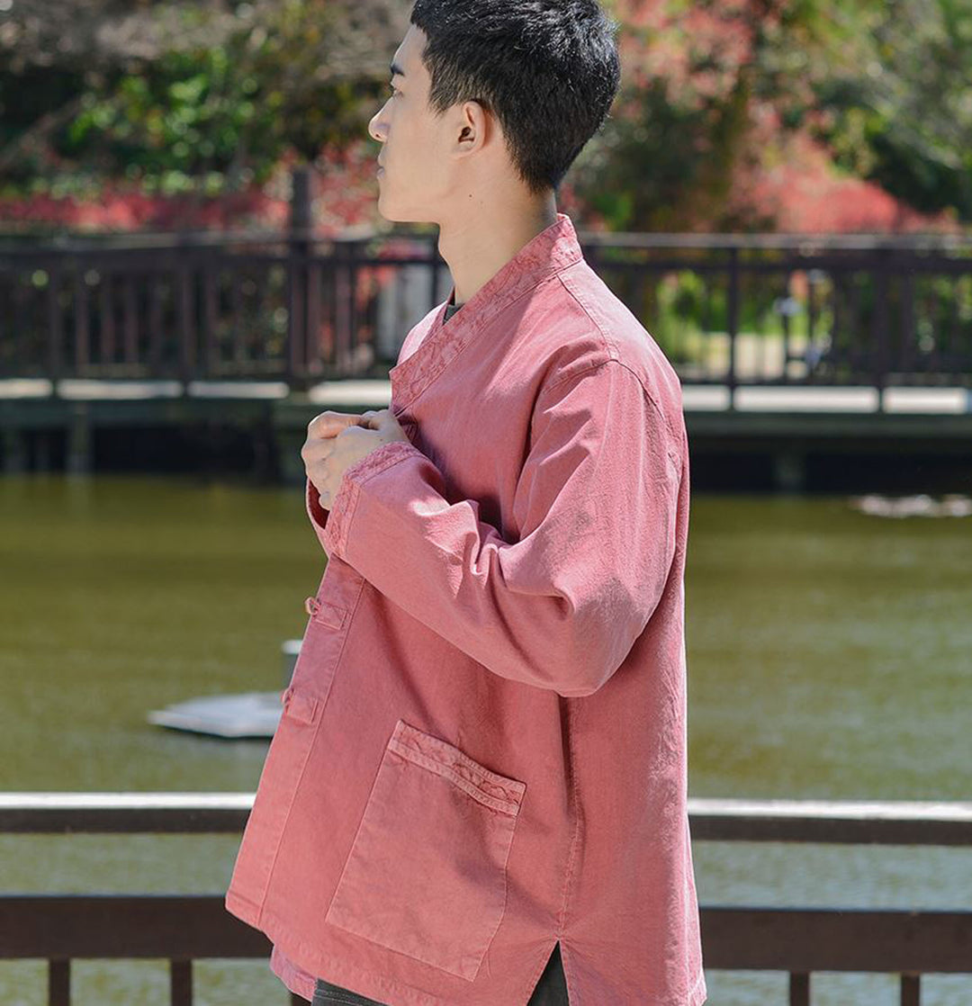 Korean Hanbok Washed Cotton Common Use Man Woman Casual Daily Clothing BTS Long Sleeve Indipink 10042