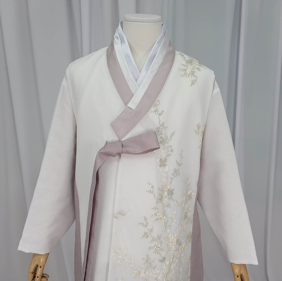 Korean Traditional Man Male Personal Custom Hanbok See Through Flower OSM161
