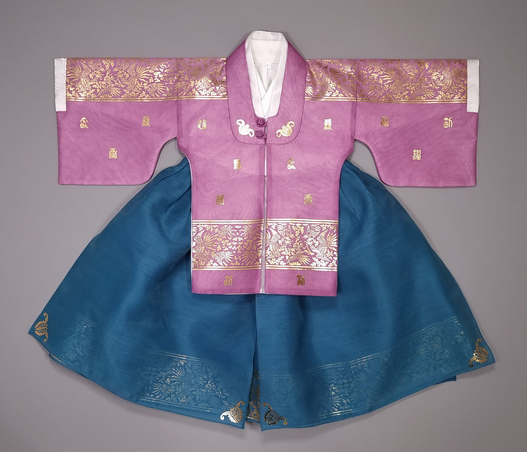 Korean Traditional Baby Girl Premium Hanbok Clothing Princess Design 1 Age 1st First Birthday Dol Party Celebration&nbsp; GOG502