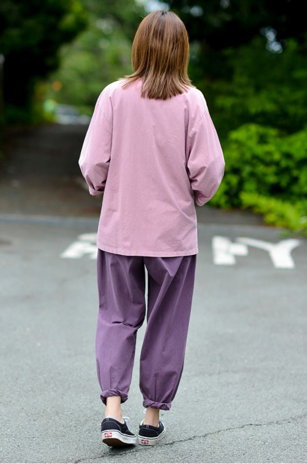 Korean Hanbok Washed Cotton Common Use Man Woman Casual Daily Clothing 3/4 Sleeve BTS 10097 Lilac