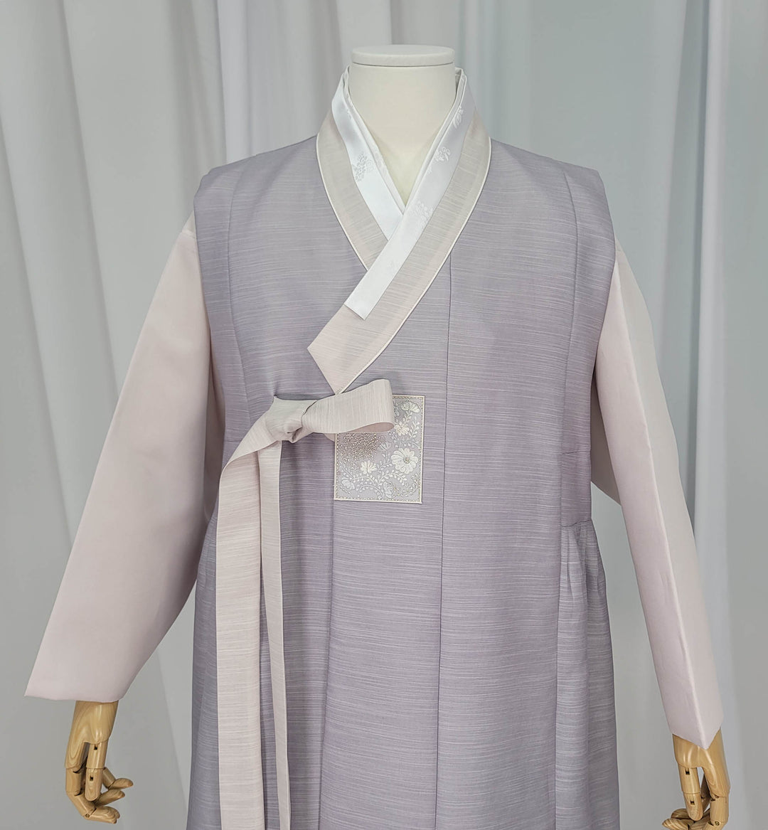 Korean Traditional Man Male Personal Custom Hanbok Violet OSM163