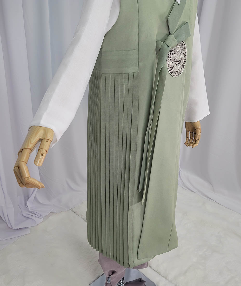 Korean Traditional Man Male Personal Custom Hanbok Khaki OSM162