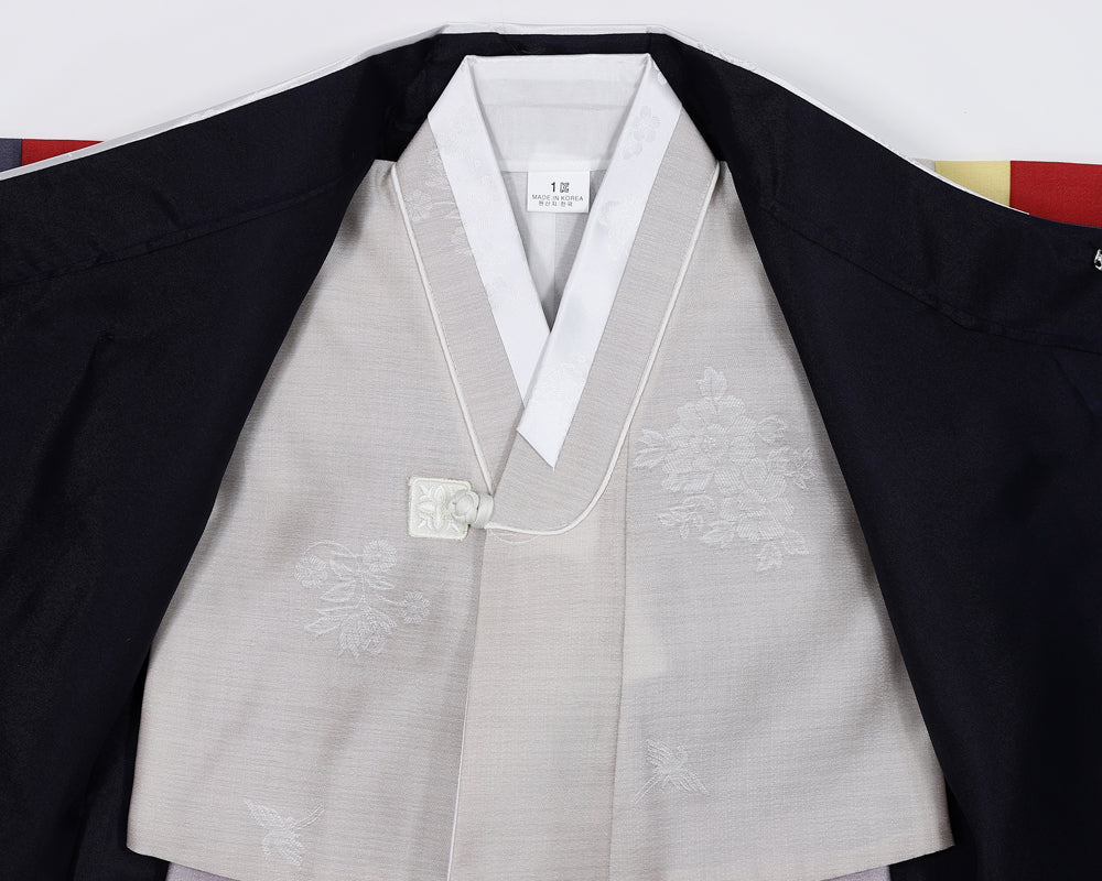 Korean Traditional Boy Baby Hanbok Dol Baikil Party Celebration 100th Days 1-10 Ages Navy Saekdong HGB106