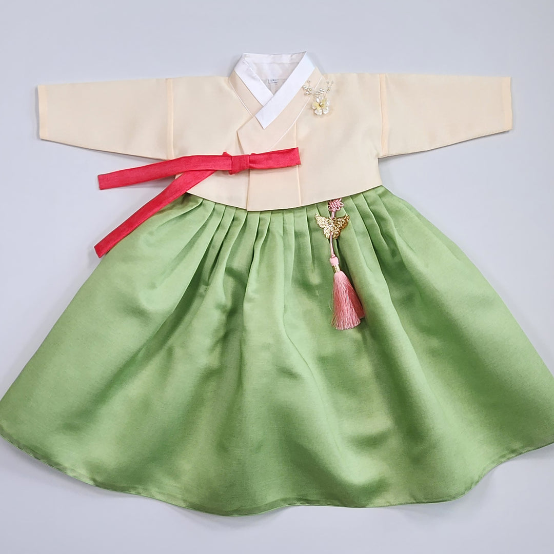 Korean Traditional Baby Girl Hanbok Clothing 1 Age Dol Party Celebration pastel 1–15 Ages OS172