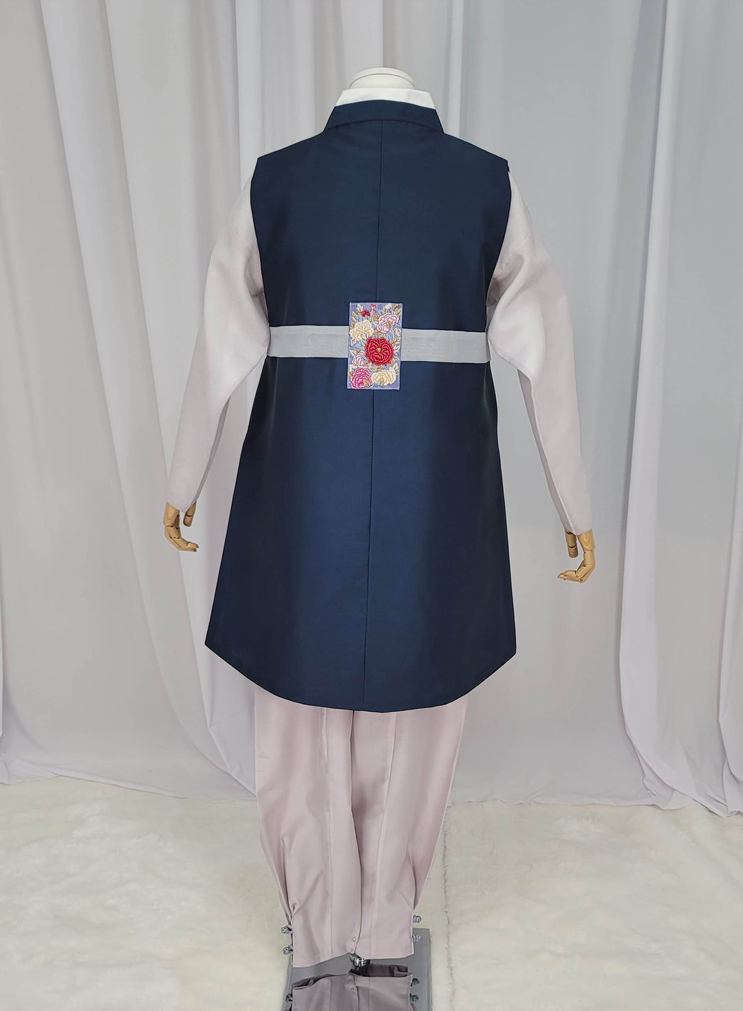 Korean Traditional Man Male Personal Custom Hanbok Teal OSM166