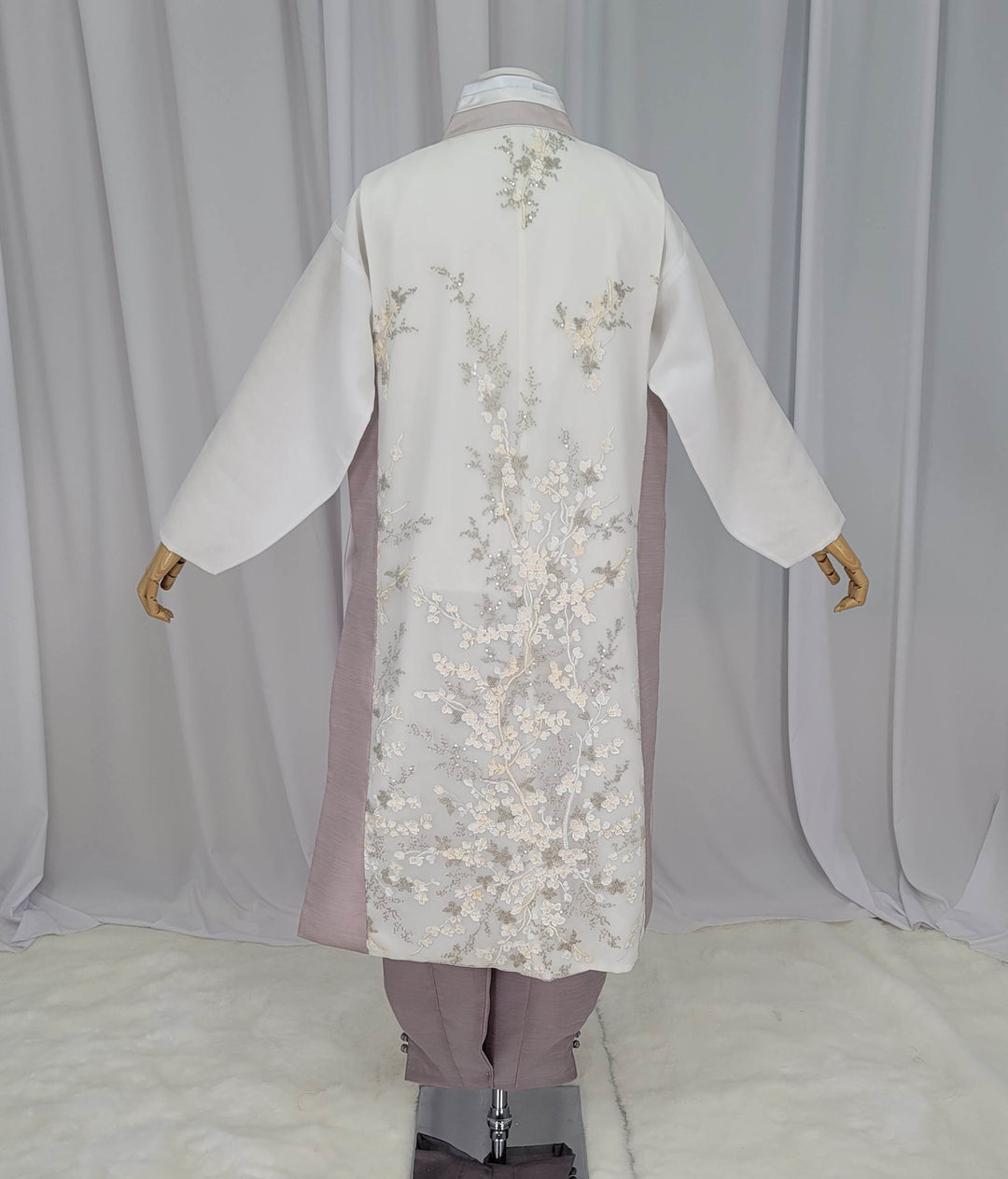 Korean Traditional Man Male Personal Custom Hanbok See Through Flower OSM161