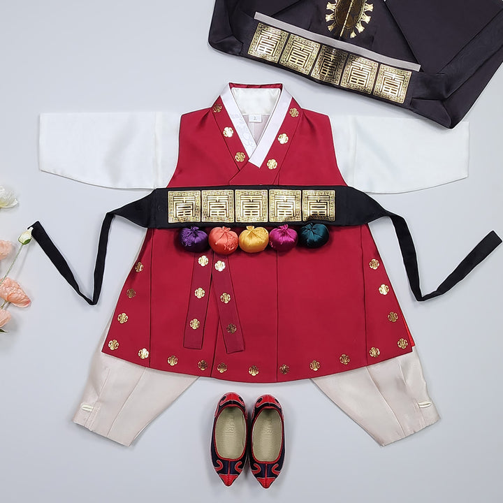 Korean Traditional&nbsp;Hanbok&nbsp;Boy Baby Dol Baikil Party Celebration 100th-10 Ages 1st Birthday GHB201