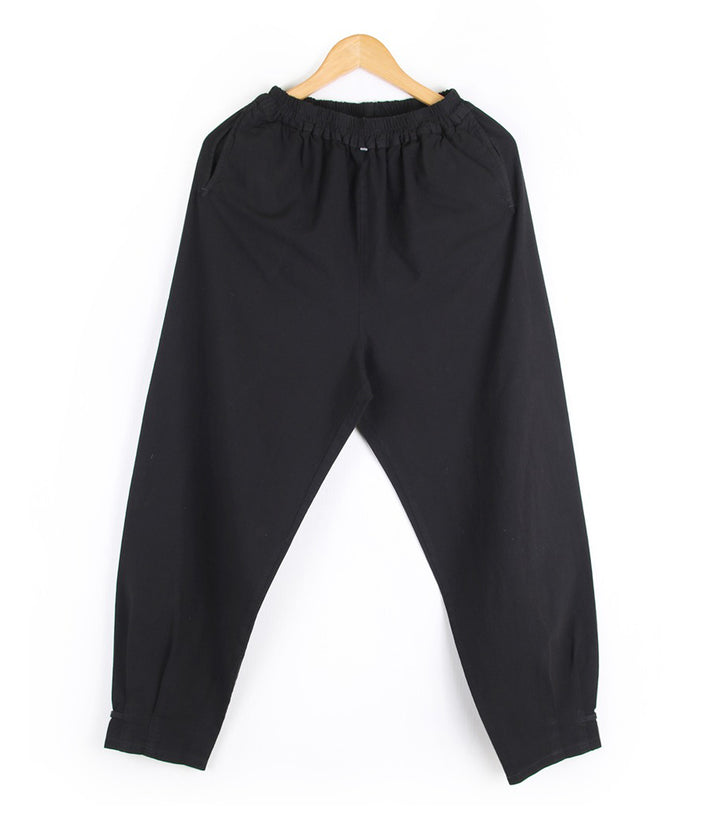 Korean Hanbok Washed Cotton Common Use Man Woman Casual Daily Clothing V Neck Open Jacket Pants Set JH107