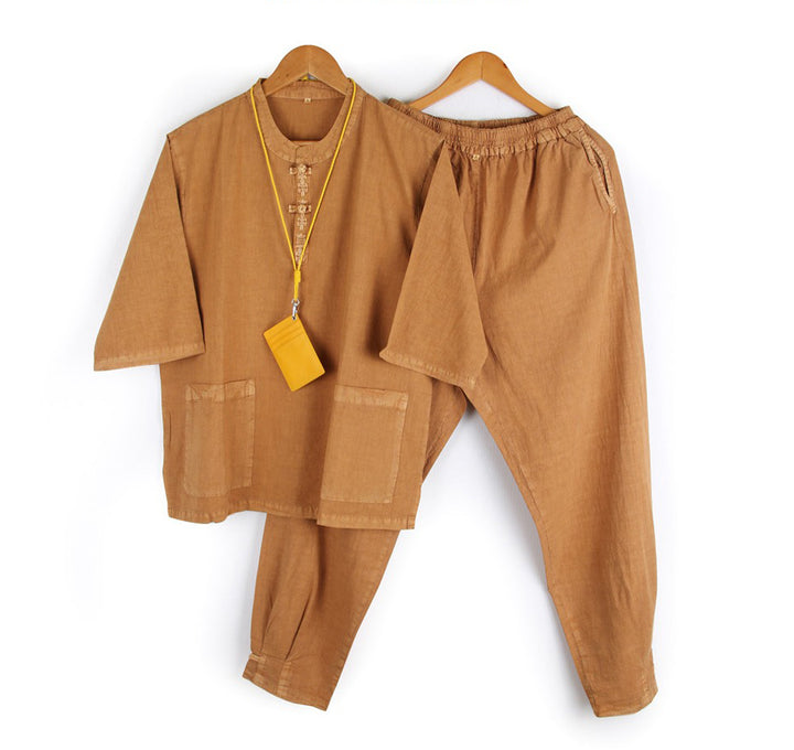 Korean Hanbok Washed Cotton Common Use Man Woman Casual Daily Clothing Pants JH106