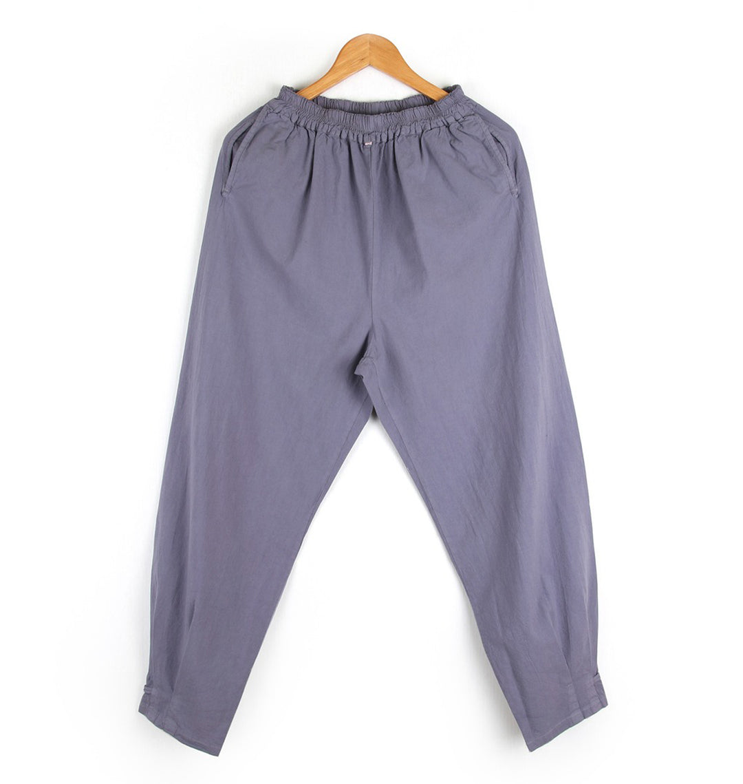 Korean Hanbok Washed Cotton Common Use Man Woman Casual Daily Clothing V Neck Open Jacket Pants Set JH107