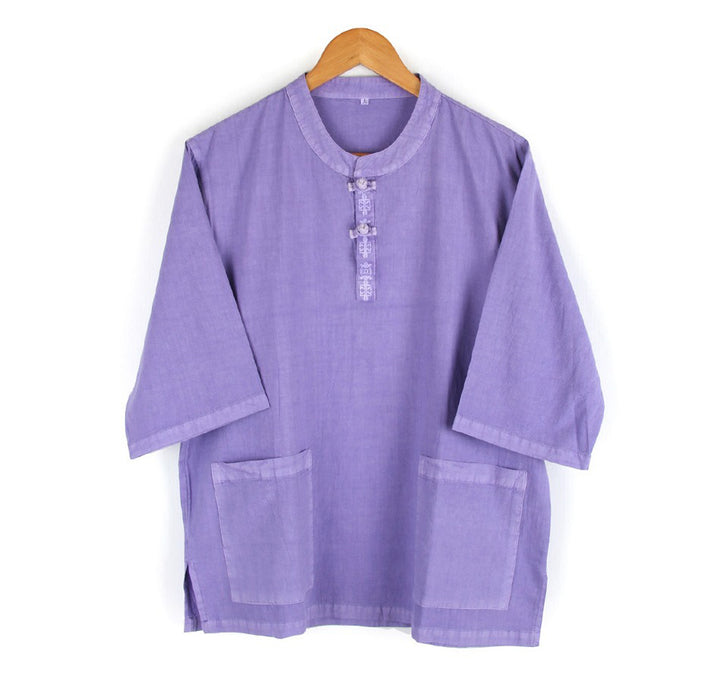Korean Hanbok Washed Cotton Common Use Man Woman Casual Daily Clothing Short Sleeve JH104(사본)