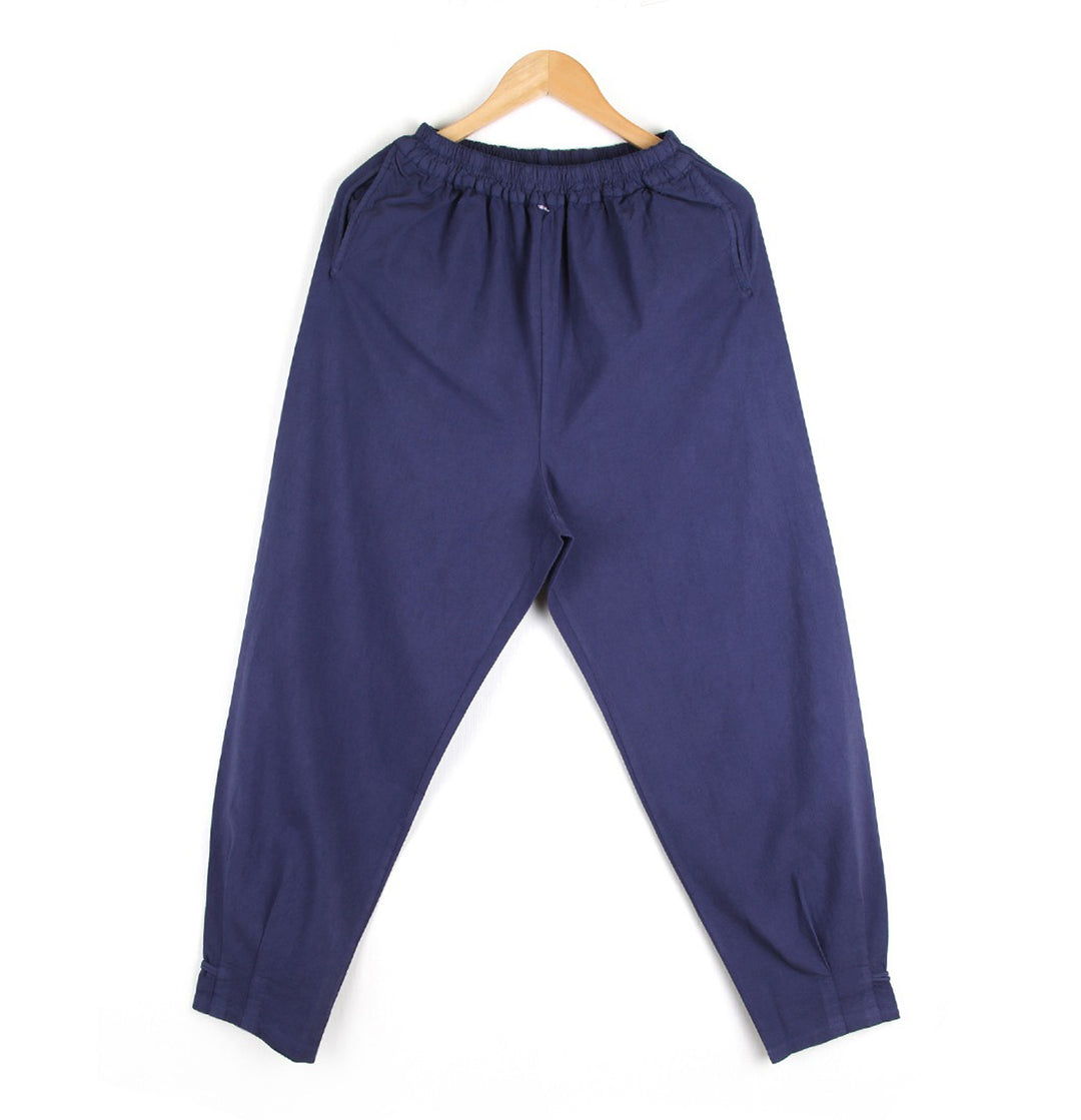 Korean Hanbok Washed Cotton Common Use Man Woman Casual Daily Clothing V Neck Open Jacket Pants Set JH107