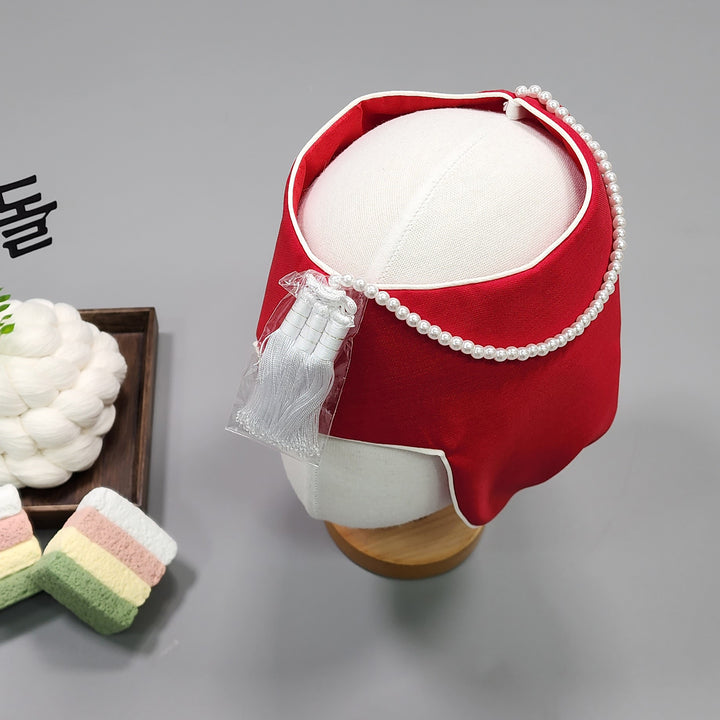 Hanbok Hat for Girl Baby Korea Traditional Cap 조바위 Accessory HJ01